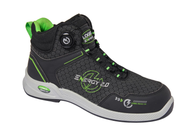SCARPA ALTA TESSUTO  NERO/VERDE S3S FO SR 1 pezzo