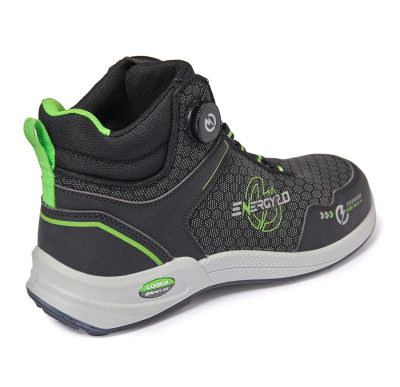 SCARPA ALTA TESSUTO  NERO/VERDE S3S FO SR 1 pezzo