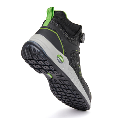 SCARPA ALTA TESSUTO  NERO/VERDE S3S FO SR 1 pezzo