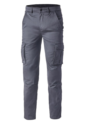 PANT. POLYCOTONE STRETCH GRIGIO 340 GR.