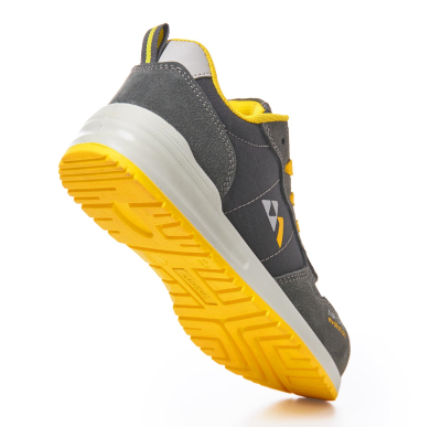 SCARPA BASSA SCAMOSCIATA GRIGIA S1PL FO SR