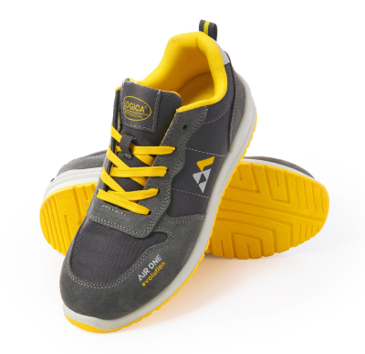 SCARPA BASSA SCAMOSCIATA GRIGIA S1PL FO SR