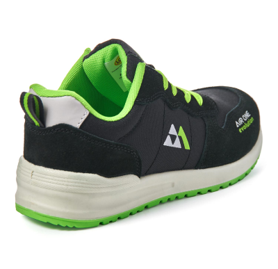 SCARPA BASSA SCAMOSCIATA NERA S1PL FO SR